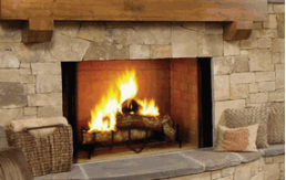 Majestic Wood Burning Fireplace